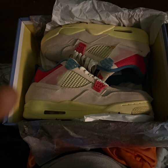 Jordan Other - Jordan Cream and Red Sneakers